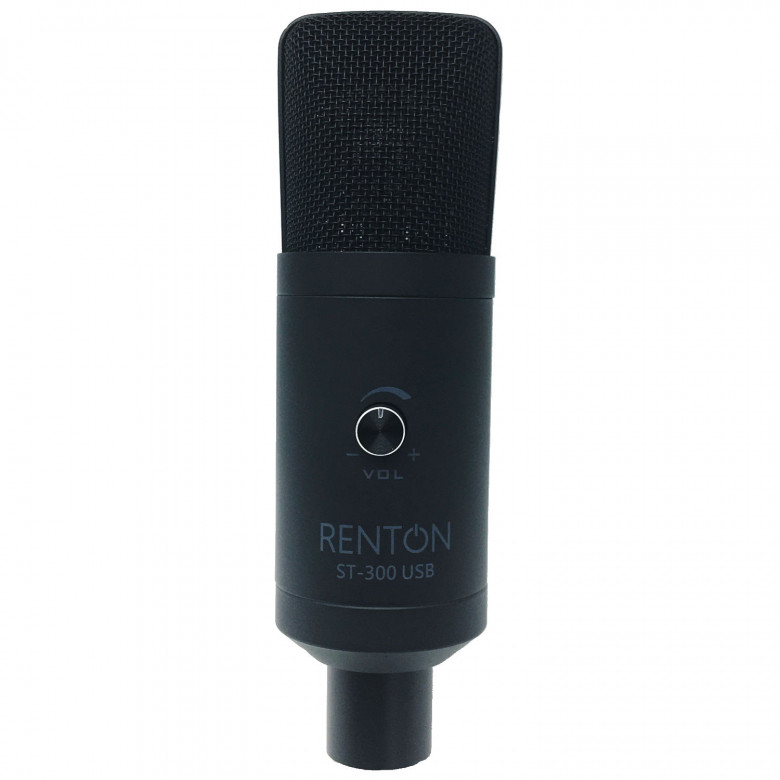 Renton ST300 USB Podcaster  Microfono Condensatore da studio