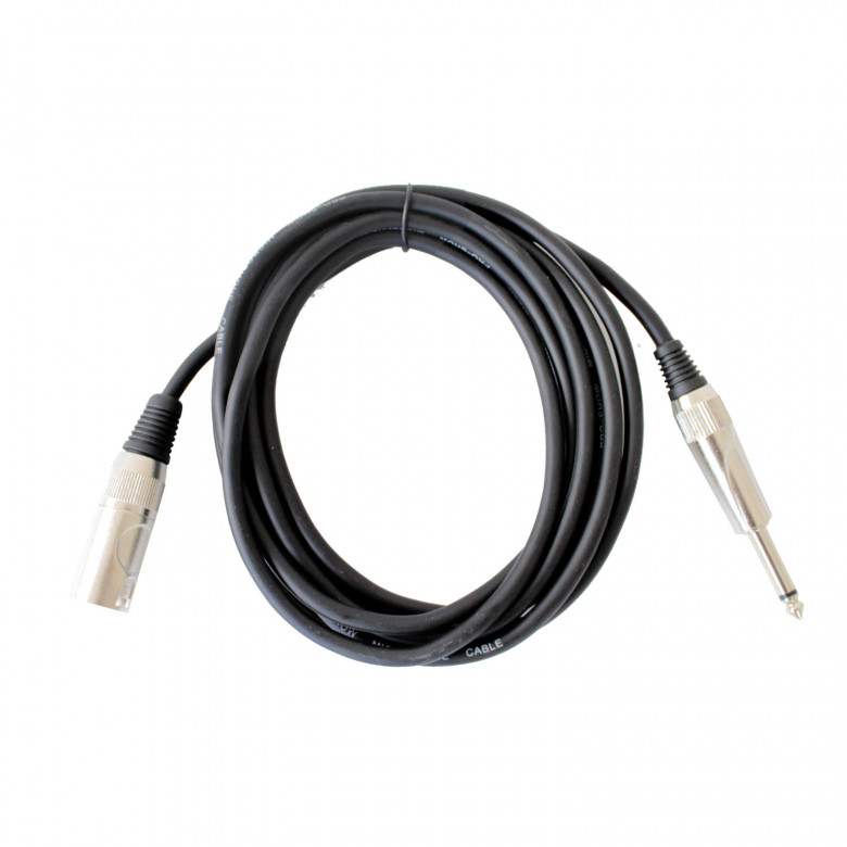 Pro Cables XLR M - JACK 6.35 Mono Cavo Microfonico 5m
