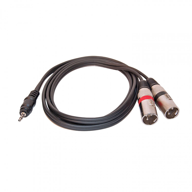 Pro Cables 1 X Jack 3.5 - 2 X XLR Cavo Audio 1.5m