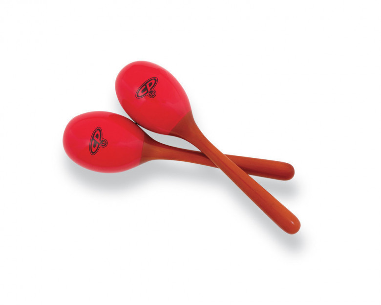 Maracas CP  Wood, Red large,Latin Percussion,Latin Percussion