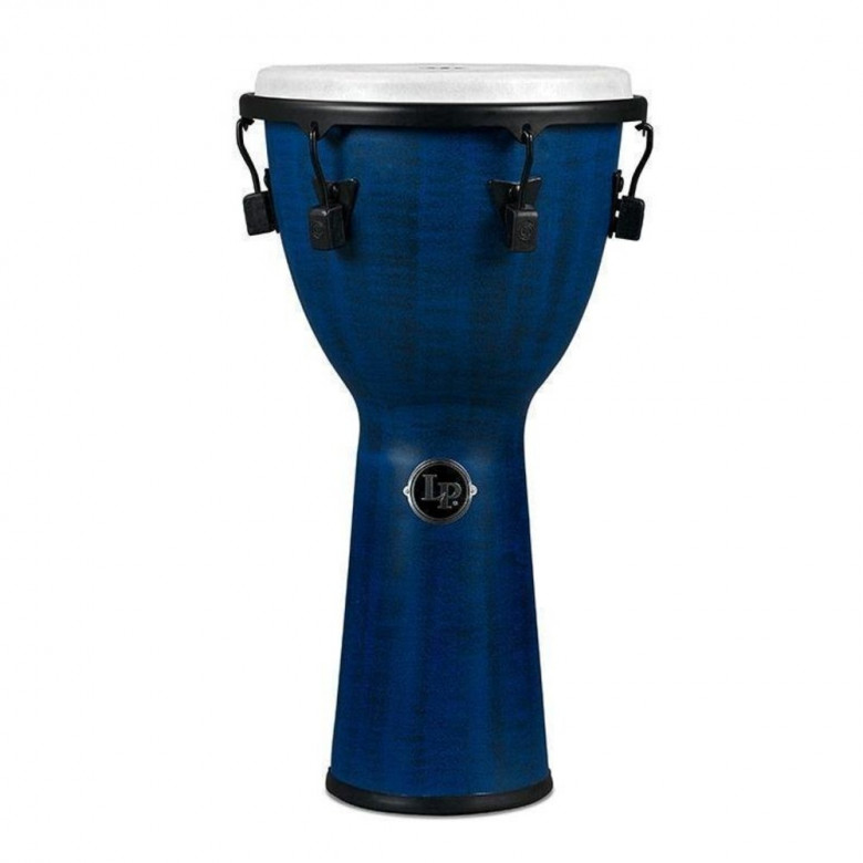 Latin Percussion Djembe World Beat FX Mechanically Tuned - Blu