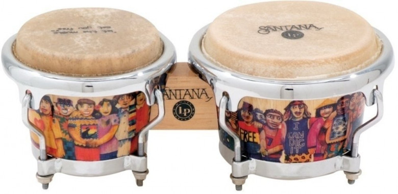 Bongos Mini Tunable, Santana Mini-Bongos,Latin Percussion,Latin Percussion