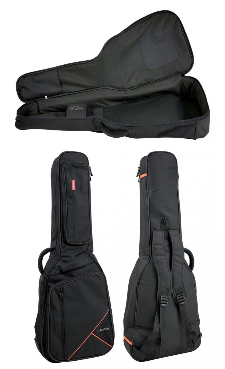 Custodia Gig-Bag per chitarra Premium 20, Acustica nero
