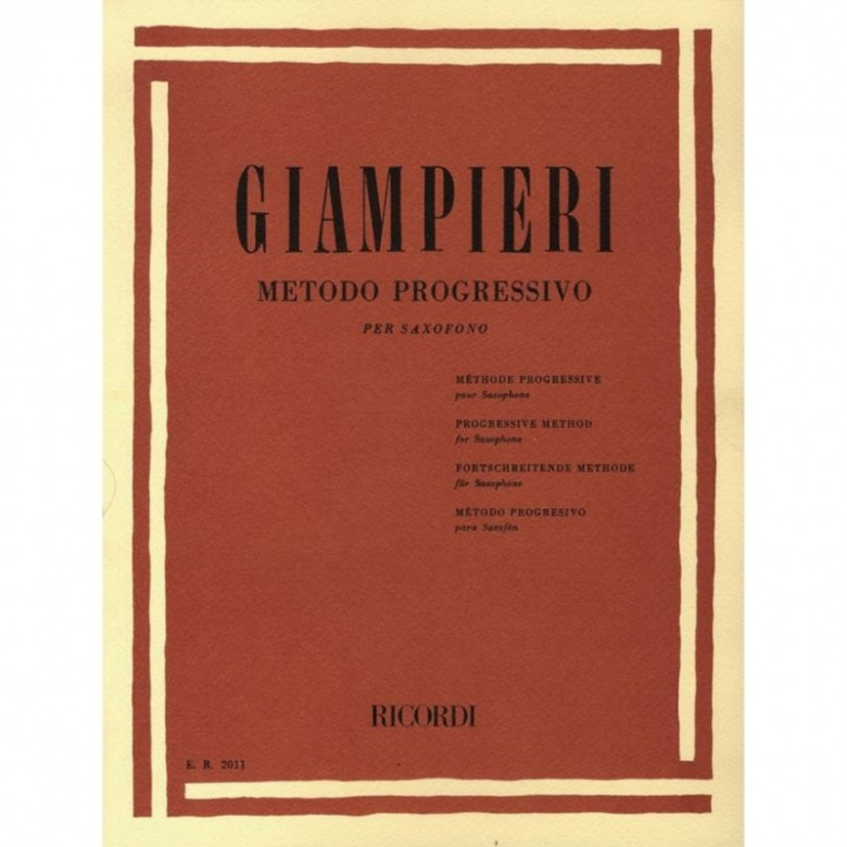Metodo Progressivo per Sax Giampieri