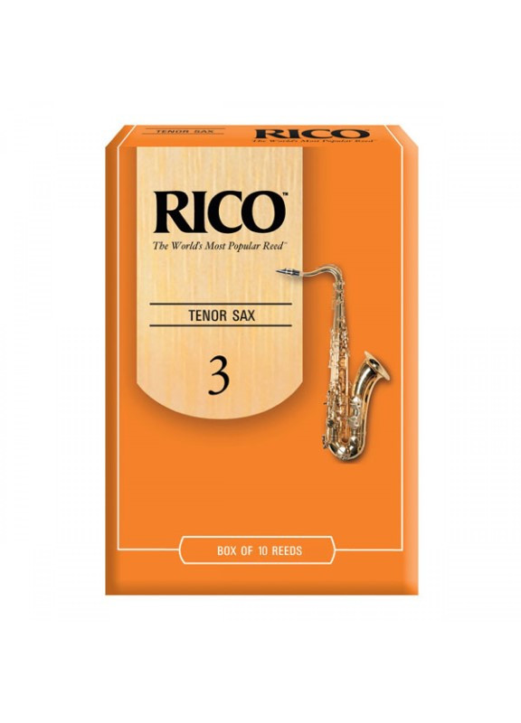 RICO Ance per Sax Tenore - Spessore 3 - Confezione da 10