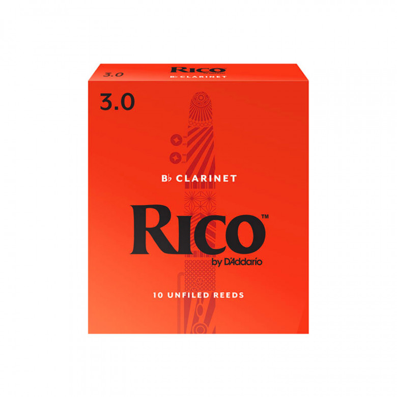 RICO Ancia per Clarinetto Sib Spessore 3 - Pack 3 pezzi by D'Addario