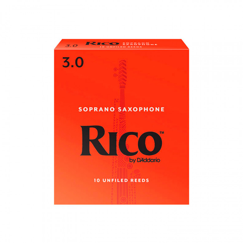 RICO Ancia per Sax Soprano Spessore 2.5 - Pack 3 pezzi by D'Addario