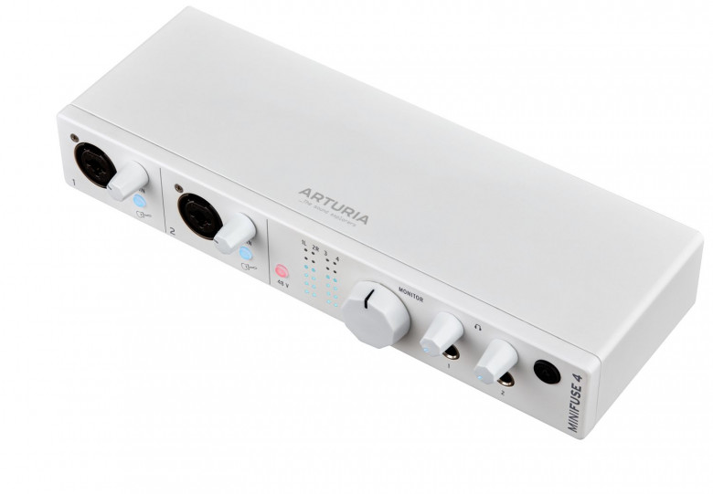 Arturia MiniFuse 4 scheda audio e MIDI 4in/4out | White