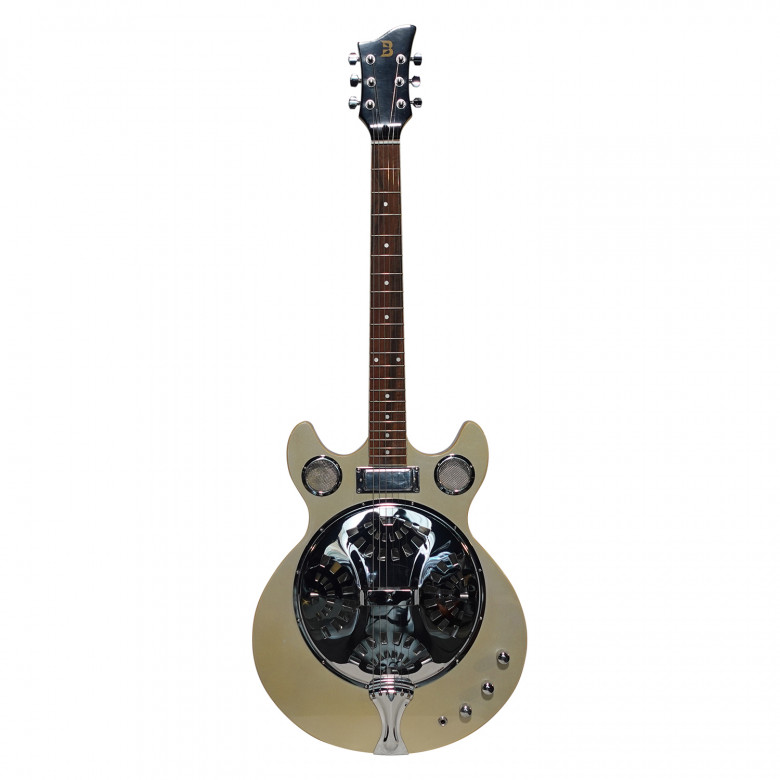 Bryce Dobro5 EQ chitarra elettroacustica resonator | Silver/Gold
