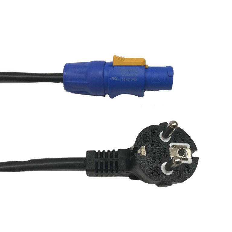 PowerCon Neutrik - Shucko power cable 3x1.5 10 m