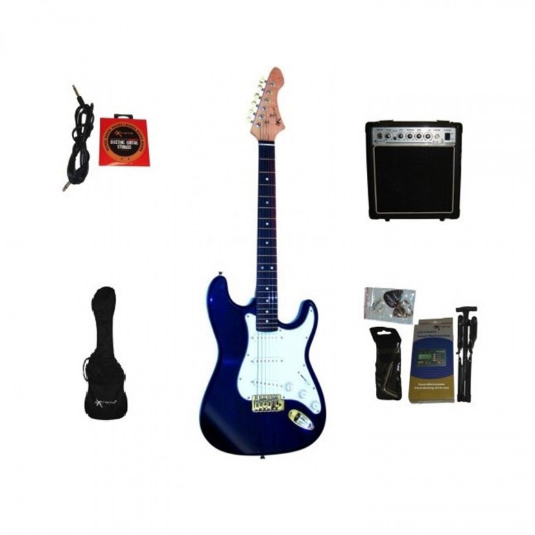 Guitar Pack Blue EG100 Chitarra Elettrica e Amplificatore