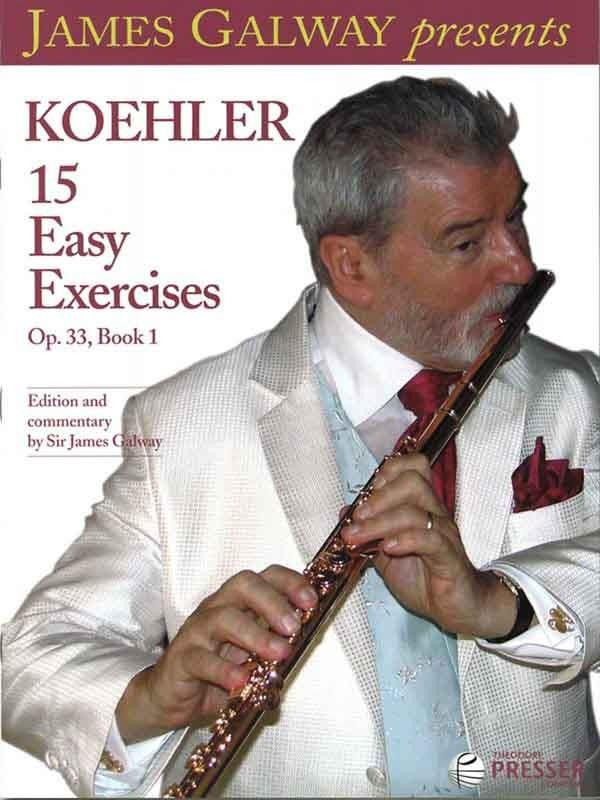 15 Esercizi Semplici per Flauto Op. 33 Book 1 Koehler