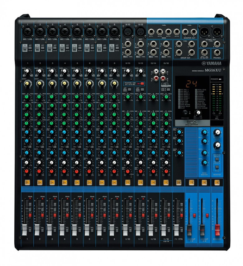 Yamaha MG16XU mixer 16 canali con effetti ed USB