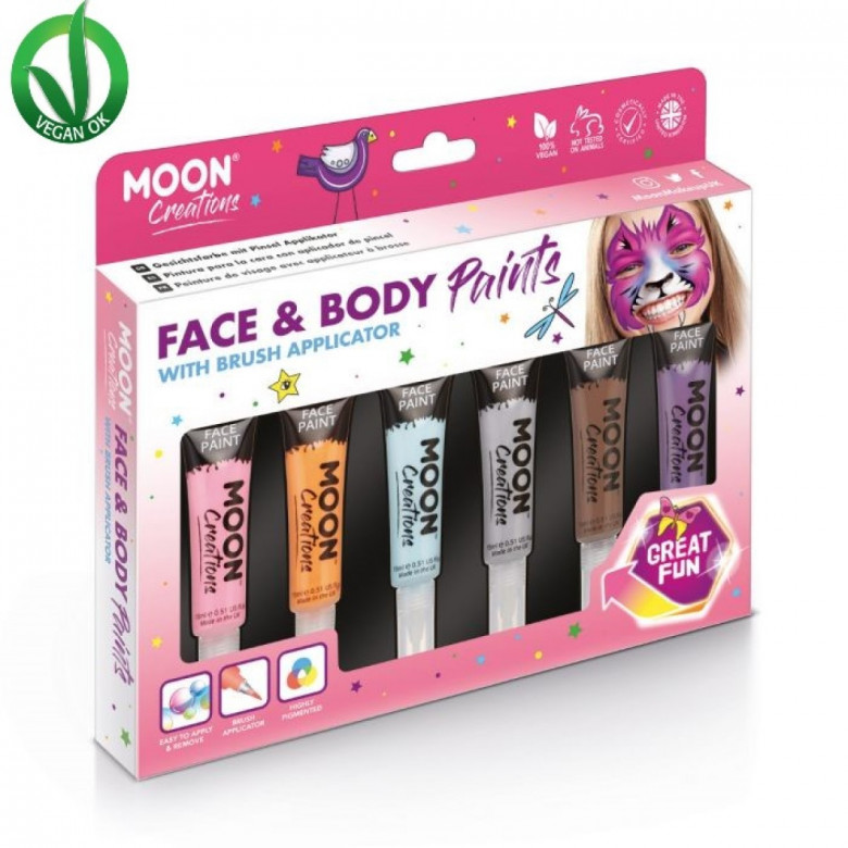Moon Body Painting colori Set Completo