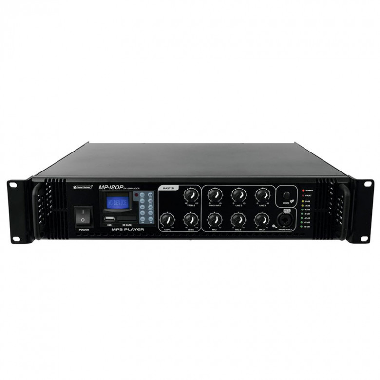 Omnitronic MP-180P amplificatore PA 180 Watt