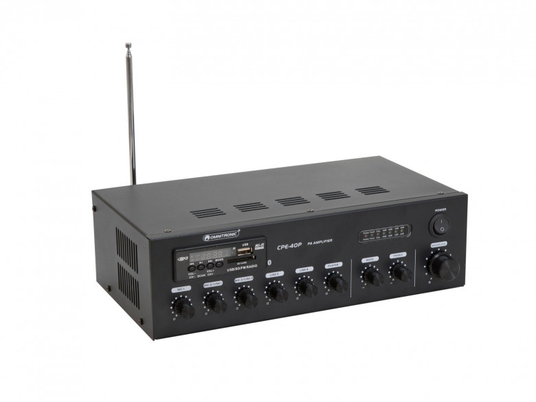 Omnitronic CPE-40P amplificatore di potenza con MP3