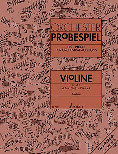 Orchester Probespiel Violine Band 2