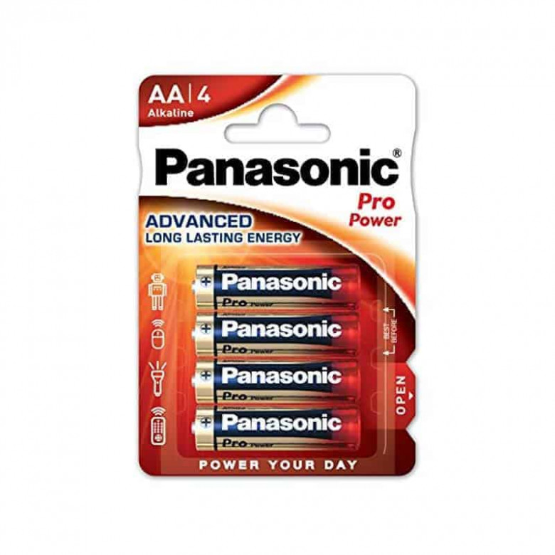 Batterie Panasonic Alkaline stilo AA. 4 -pack