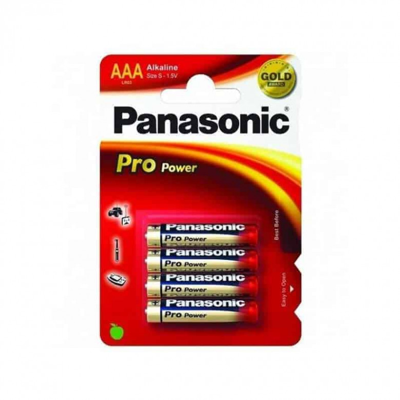 Batterie Panasonic Alkaline Ministilo AAA. 4 -pack