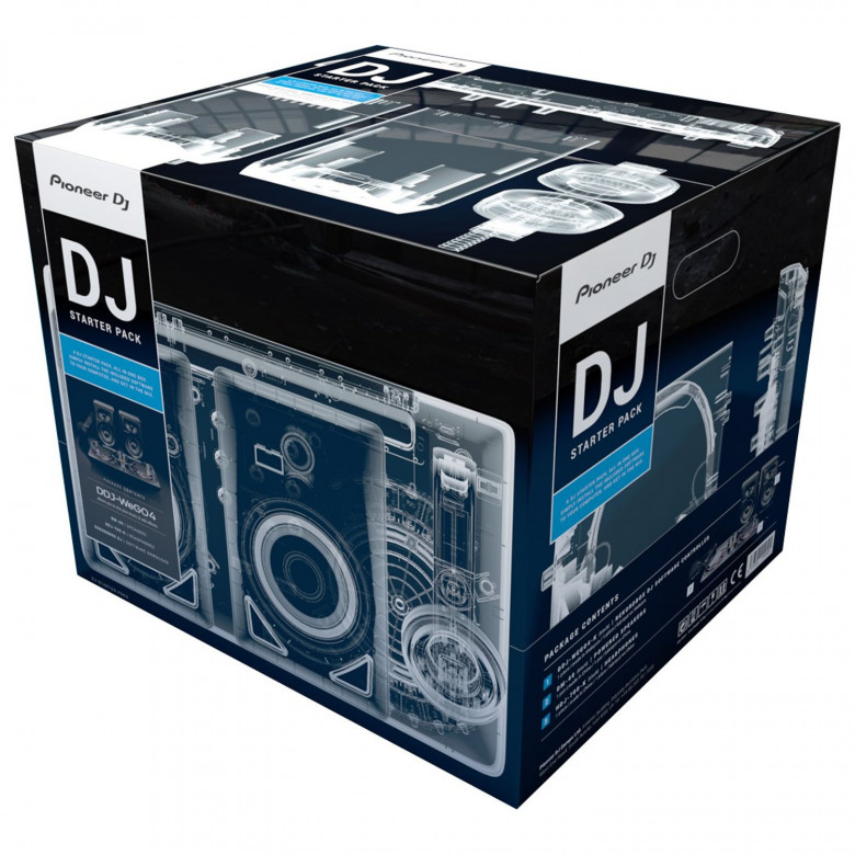 Pioneer DJ-STARTER-PACK con WEGO4-K, DM-40 e HDJ-700-K