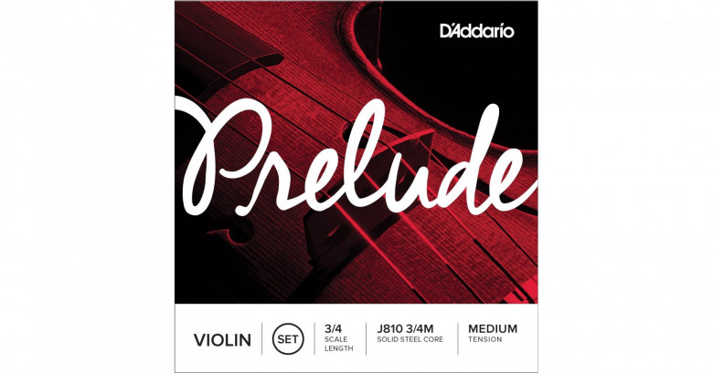 Corde Violino D'addario J810 3/4 Set Medium 