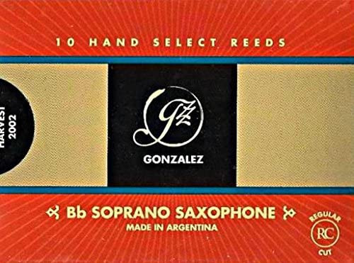 Gonzalez Ancia Sax Soprano n° 3 Confezione da 10 