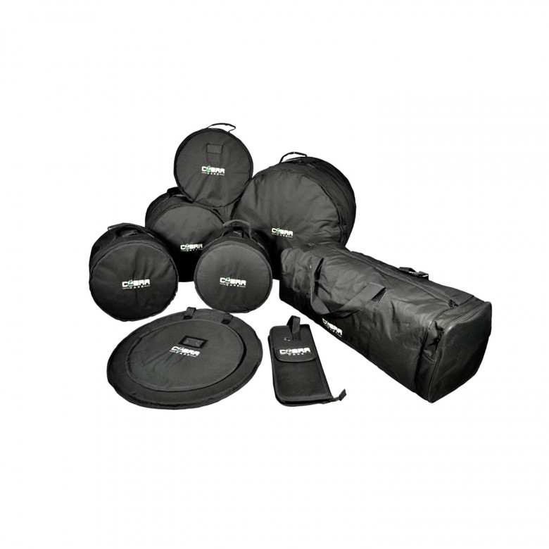 Cobra Drum Set Bags CC1053 Set Custodie Imbottite 8 pezzi