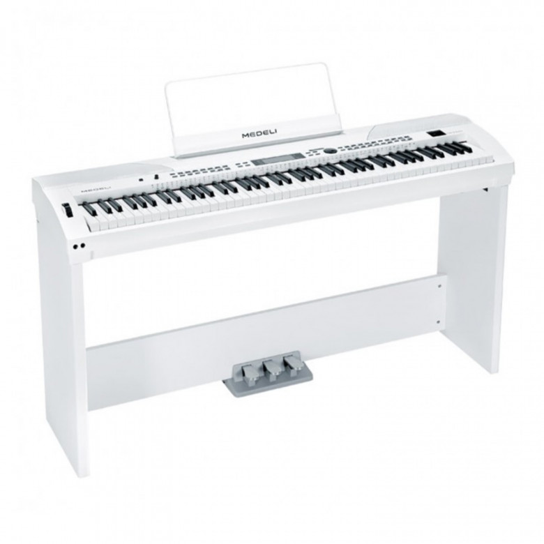 Stand per Pianoforte Digitale Medeli SP4000 e SP4200 Bianco