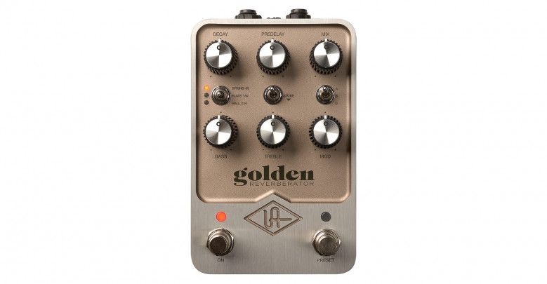 Universal Audio Golden Reverberator pedale riverbero