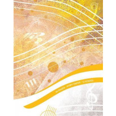 Quaderno Pentagrammato: Quaderno di musica pentagrammato - 60 pagine, 12  pentagrammi per pagina, Dimensione 20,32 x 25,4 cm. (Paperback)