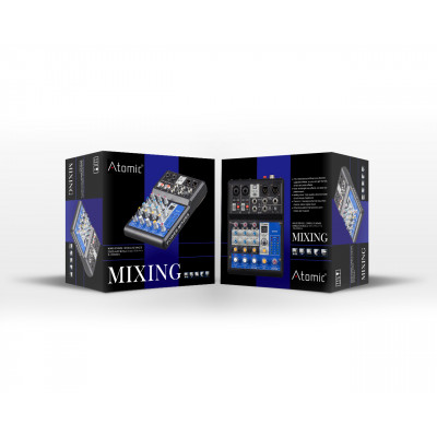 Atomic Mix-S 201 Mixer 2 Canali Mono - 1 Canale Stereo
