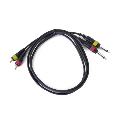 Pro Cables 2 X RCA - 2 X Jack 6.35 Mono Cavo Audio 3m