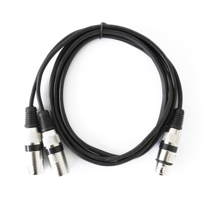 Pro Cables XLR M - 2 XLR F Cavo Audio 1.5m