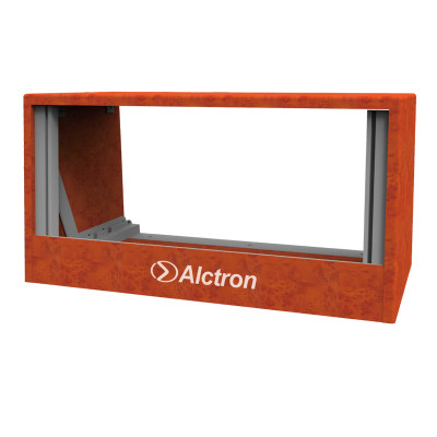 Alctron GC19 rack da studio con finitura in legno | 4 unità