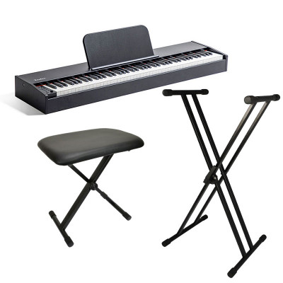 Bryce TP88 Starter Kit pianoforte digitale con stand e sgabello