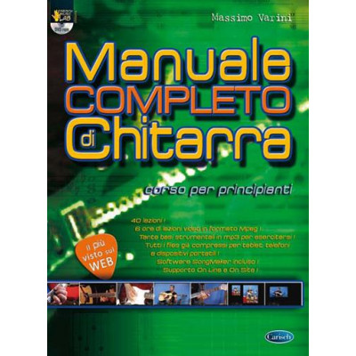 Manuale Completo di Chitarra. M. Varini. Libro + DVD