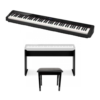 Casio PX-S1100 Deluxe Kit pianoforte con supporto e panca in legno | Black
