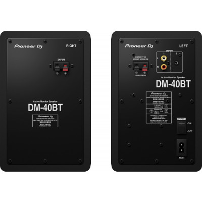 Coppia Monitor Pioneer DJ DM-40BT Bluetooth Nero 4