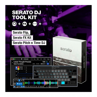 Serato Tool Kit Expansion Pack per Serato DJ Pro con Flip, Pitch ‘n Time DJ e FX - Codice