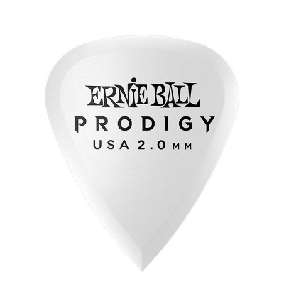 Ernie Ball plettri Prodigy standard 2mm | 6 pz White