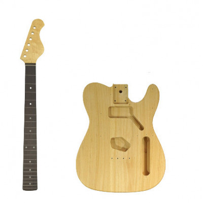 Kit chitarra elettrica fai da te tipo Fender Telecaster corpo + manico