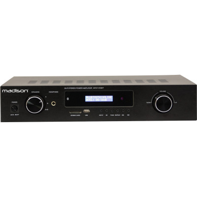 Madison MAD-1400BT amplificatore HiFi stereo 2 x 100W | Black