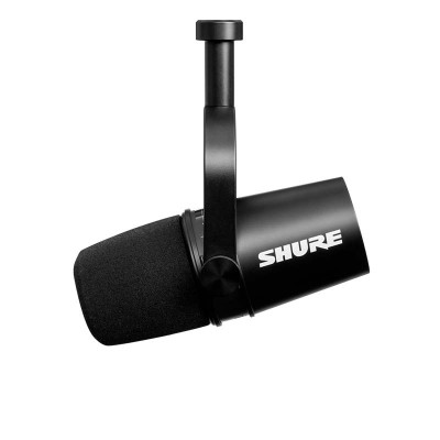 Shure MV7-K microfono XLR/USB dinamico per podcasting