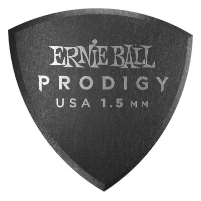 Ernie Ball plettri Prodigy Large Shield 1.5mm | 6pz Black