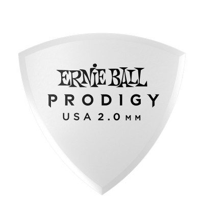 Ernie Ball plettri Prodigy Shield 2.0 mm | 6pz White
