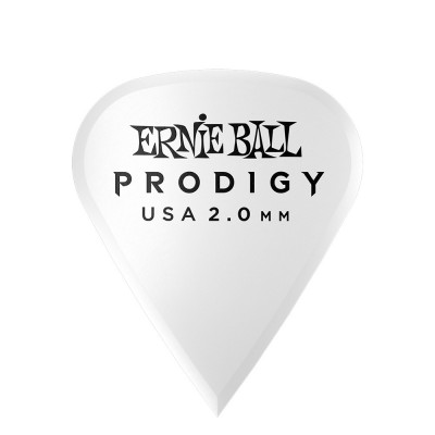 Ernie Ball plettri Prodigy Sharp 2.0 mm | 6pz White