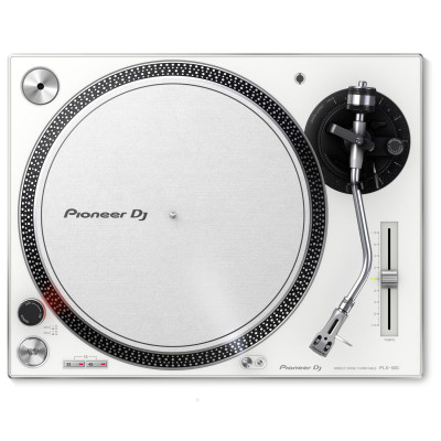 Pioneer PLX 500 W Giradischi a Trazione Diretta per DJ Bianco