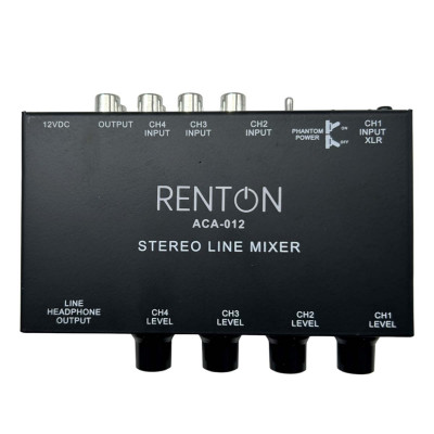 Renton MicroMixer 5 Canali - 4 Linea 1 Microfonico
