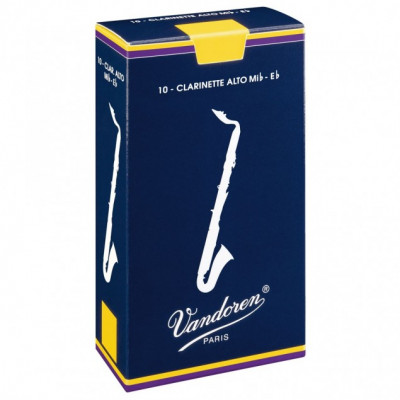 Ancia per clarinetto Alto Mib  - Vandoren, pack 10 pezzi, spessore 2,0, CR142