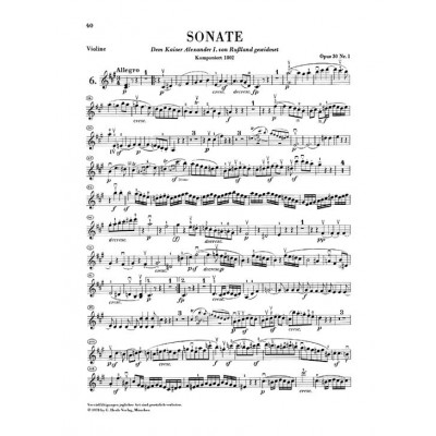 Beethoven - Sonata per Violino Volume 2 - Henle